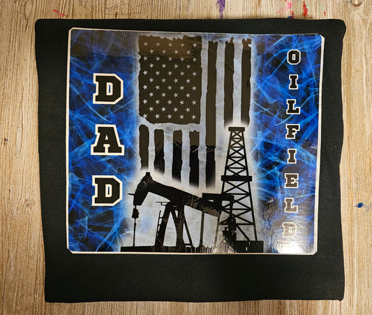 Oilfield Dad Blue&Black