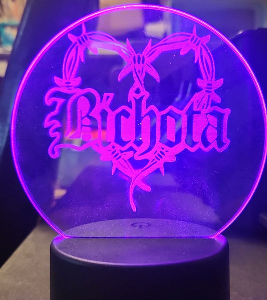 Bichota Heart Neon Night Light