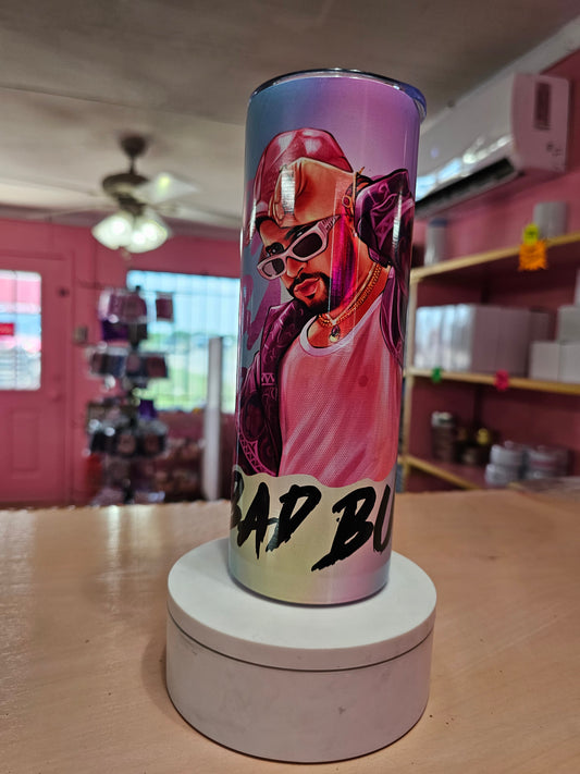 Bad Bunny 20 oz tumbler